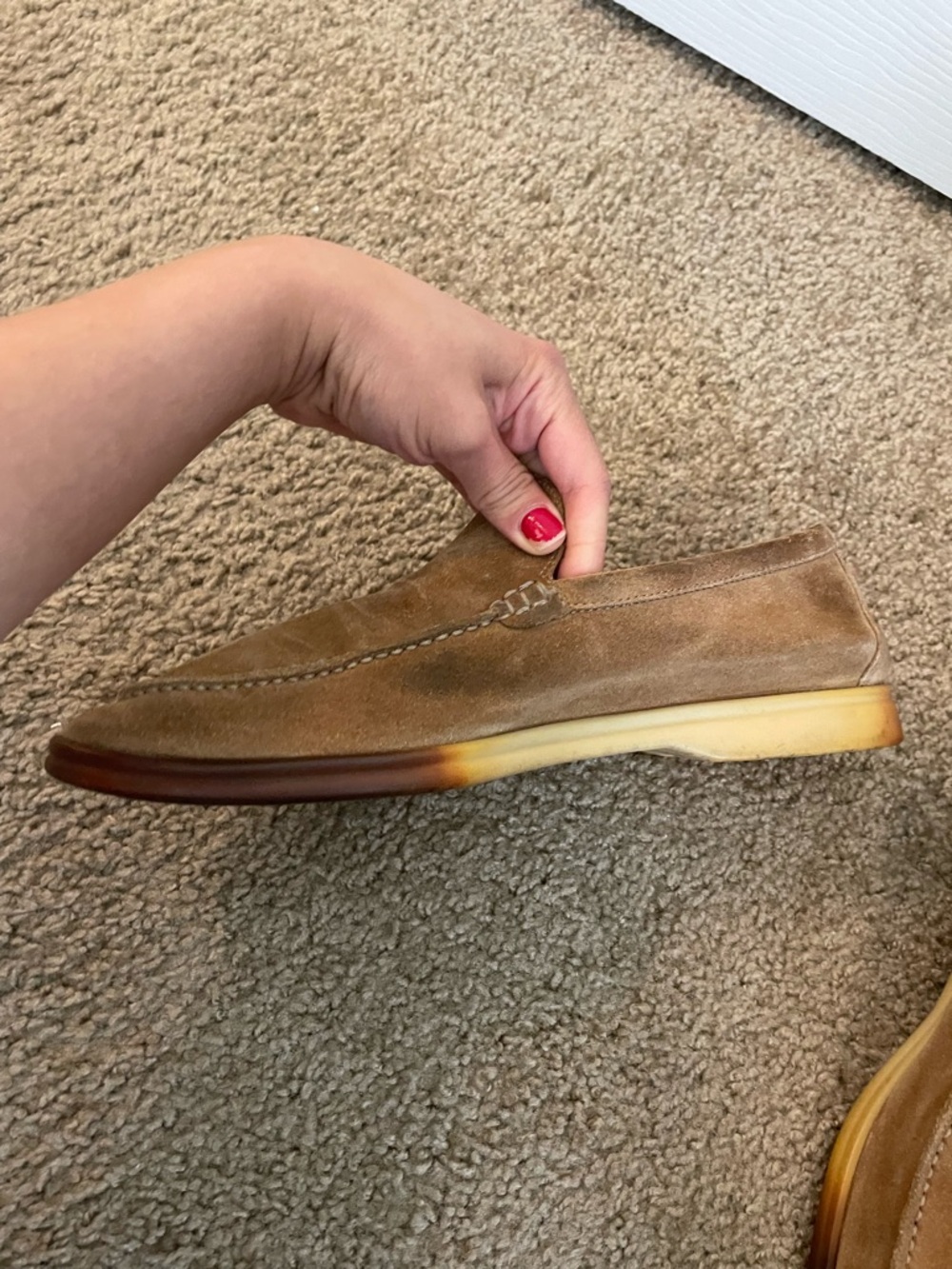 Loro Piana Camel Loafers - Picture 3 of 9